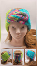 Multi color ear warmer